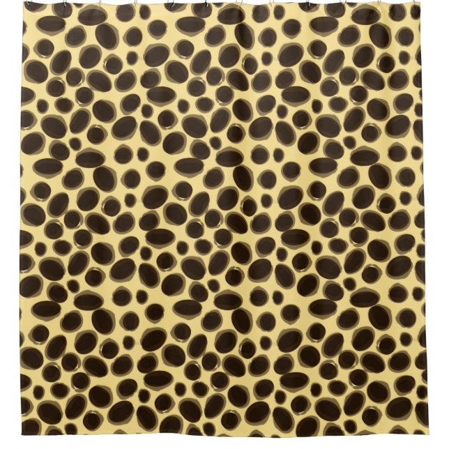 Leopard Animal Print Duschvorhang (Vorderseite)