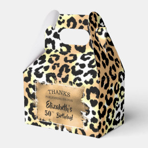 Leopard Animal Print Fevor Box Geschenkschachtel