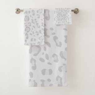 Leopard Animal Print Glam #35 #pattern #decor #art Badhandtuch Set