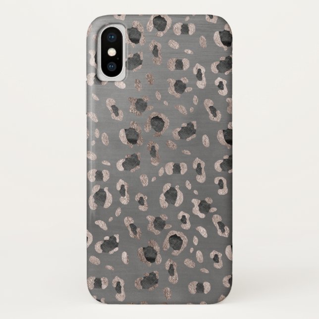Leopard Animal Print Glam #6 Case-Mate iPhone Hülle (Rückseite)