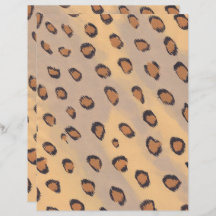 Leopard Animal Print Scrapbook Paper