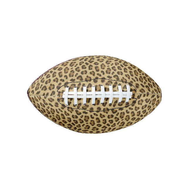 Leopard Animal Print Skin Muster Football (Vorderseite)