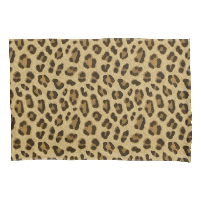 Leopard Animal Print Skin Muster Kissenbezug (Vorderseite)