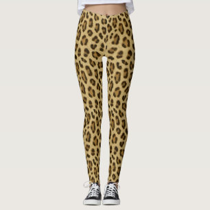 Leopard Animal Print Skin Muster Leggings
