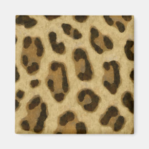 Leopard Animal Print Skin Muster Magnet
