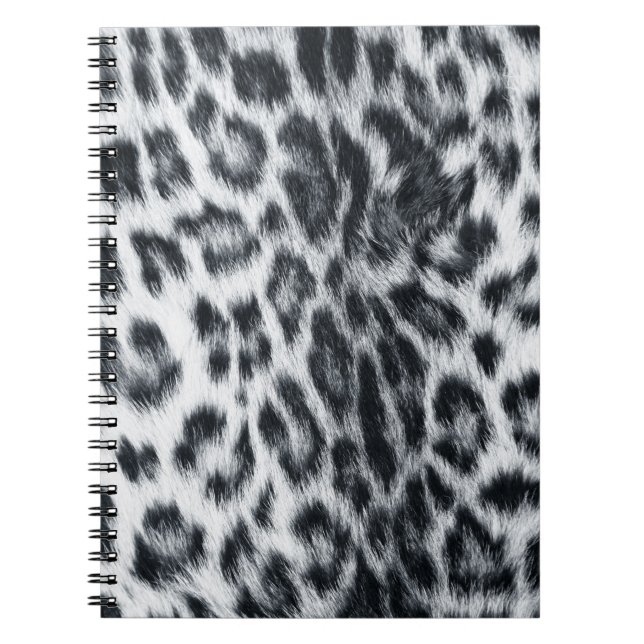 Leopard Animal Print Skin Muster Notebook Notizblock (Vorderseite)