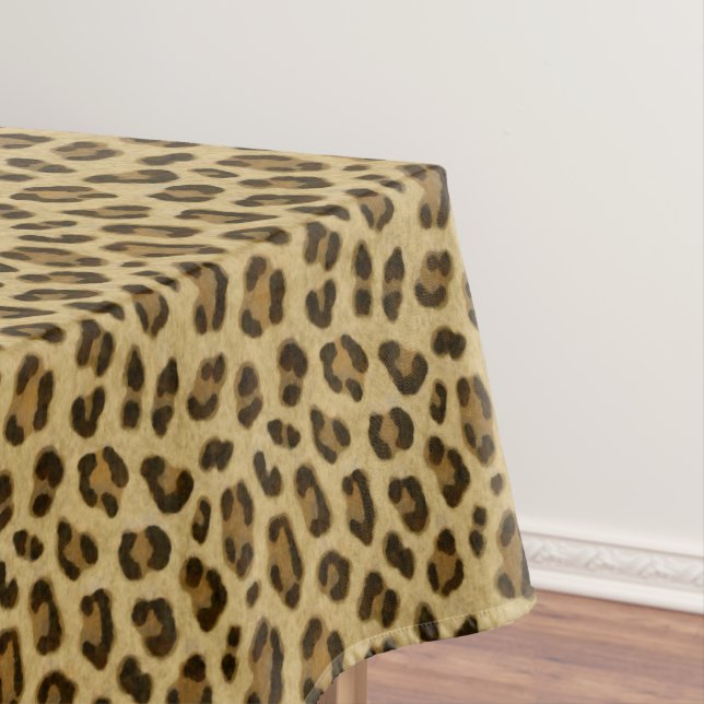 Leopard Animal Print Skin Muster   Tischdecke (Beispiel)