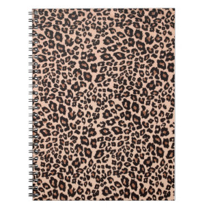 Leopard Animal Print Spiral Notebook School/Office Notizblock