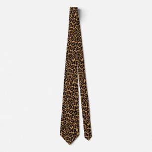 Leopard Animal Print Trauzeugen Krawatte