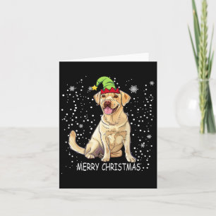 Leopard Animal Weihnachtsmannmütze Ugly Christmas  Karte