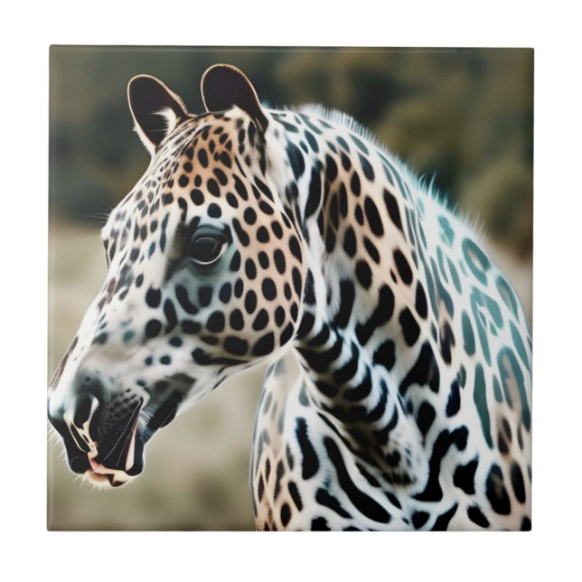 Leopard Appaloosa Keramik Tile Fliese (Vorderseite)