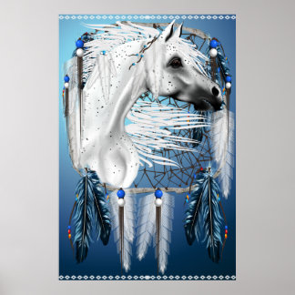 Leopard Appy Dream Catcher Print Poster