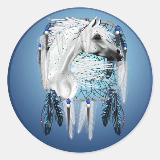 Leopard Appy Dream Catcher Sticker (Vorderseite)