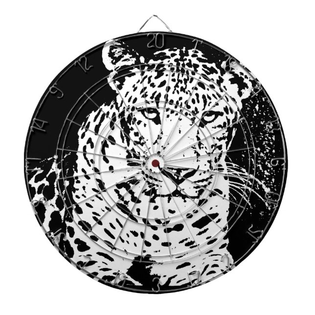 Leopard Art 4 Dartscheibe (vorne)