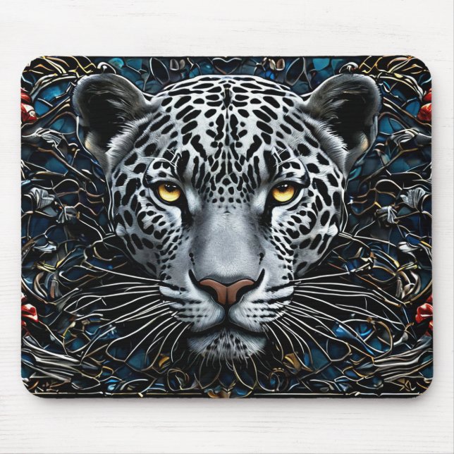Leopard Art Mousepad (Vorne)