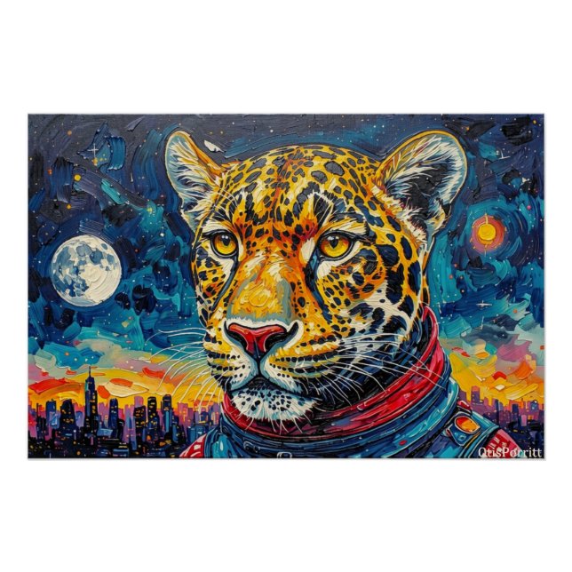 LEOPARD ASTRONAUT - KOMMT HEIM 8 POSTER (Vorderseite)