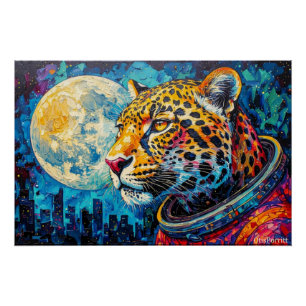 LEOPARD ASTRONAUT-ZURÜCK NACH HAUSE 5 POSTER