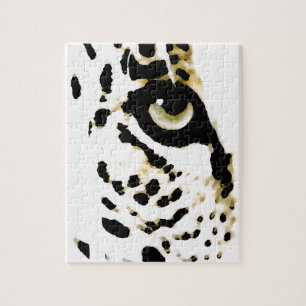 Leopard Auge - Tiere Art Puzzle