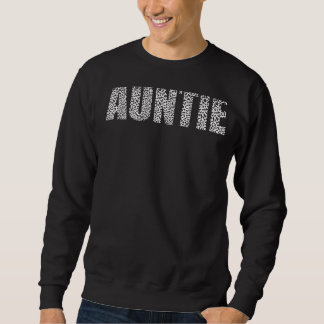 Leopard Auntie Life Best Auntie Jeden Muttertag Sweatshirt