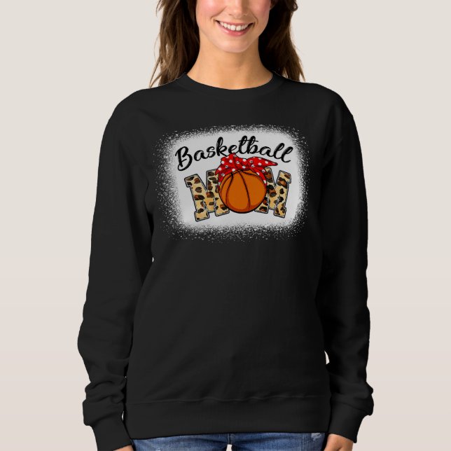 Leopard Basketball Mama Spieltag 1 Sweatshirt (Vorderseite)