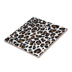 Leopard Big Cat Fell Muster Druck Fliese