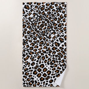 Leopard Big Cat Fell Musterdruck Strandtuch