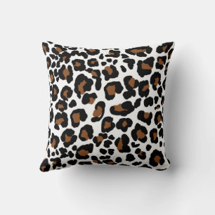 Leopard Big Cat Fur Muster drucken Kissen