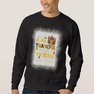 Leopard bleichte einem dankbaren Dialyse-Krankensc Sweatshirt