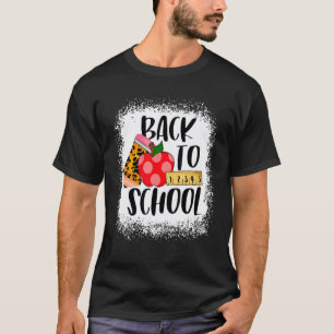 Leopard Bleistift Zurück zur Schule Lehrer Schüler T-Shirt