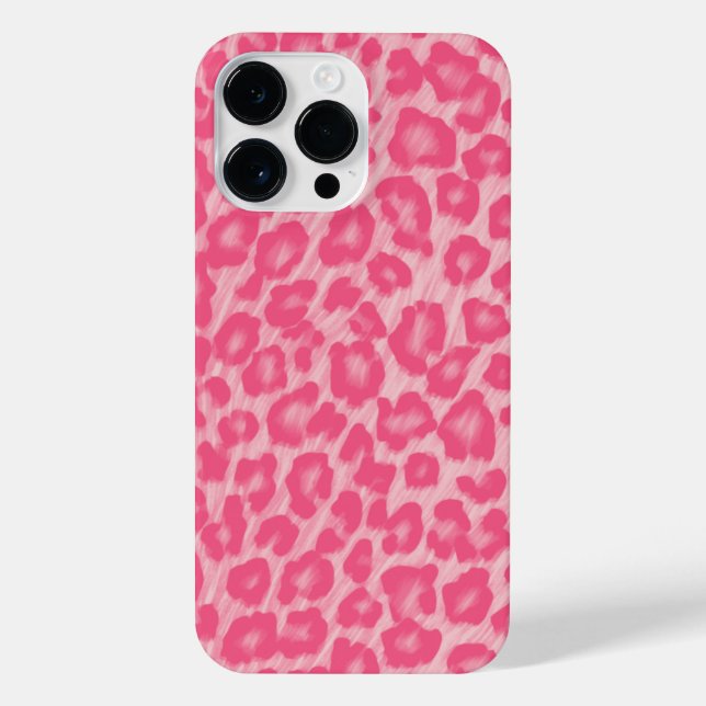 Leopard Blush iPhone Hülle (Rückseite)