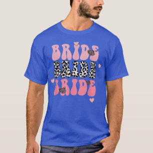 Leopard-Braut Brautparty Braut-to-be-Junggesellinn T-Shirt