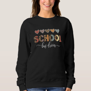 Leopard bringt Schulbusfahrer zum ersten Tag Sweatshirt