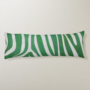 Leopard Brown und Aquamarin Print Seitenschläferkissen