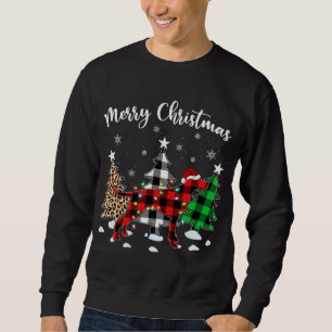 Leopard Buffalo Kariert English Pointer Dog Christ Sweatshirt