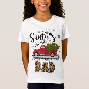 Leopard Buffalo Karierter Weihnachtsliebevoller Va T-Shirt
