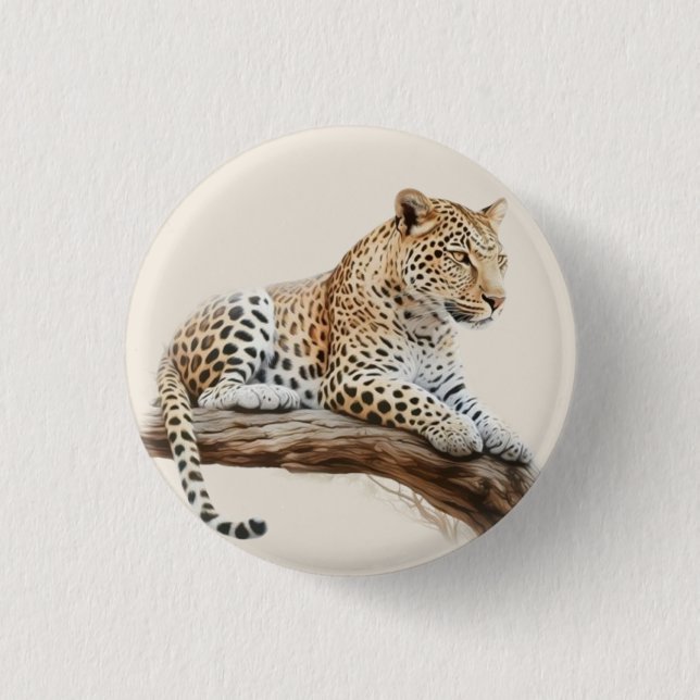 Leopard Button (Vorderseite)