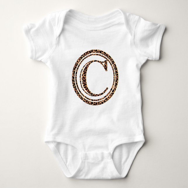 Leopard C Baby Strampler (Vorderseite)