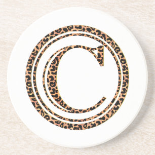 Leopard C Sandstein Untersetzer