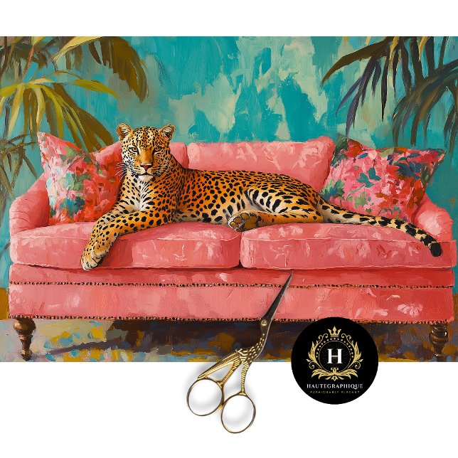 Leopard Cat Decoupage Seidenpapier (Von Creator hochgeladen)