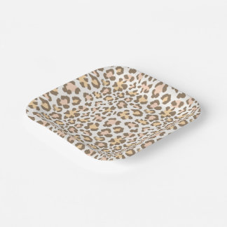 Leopard Cheetah Druck Party Teller