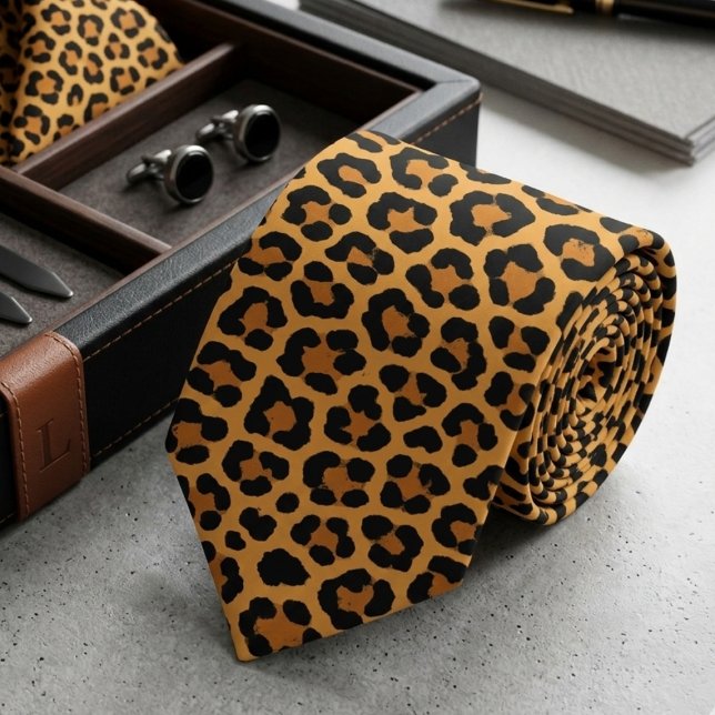 Leopard / Cheetah Print Krawatte (Von Creator hochgeladen)