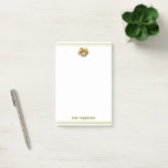 Leopard Cheetah Print Teacher's Apple Post-it Klebezettel<br><div class="desc">This cute back to school teacher's notepad features a fun leopard cheetah print apple with a golden ribbon and classic pencil.  Personalize the front  with your choice of name.  Makes a great gift for first year teachers.</div>