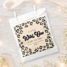 Leopard Cheetah Print Wild One Baby Dusche