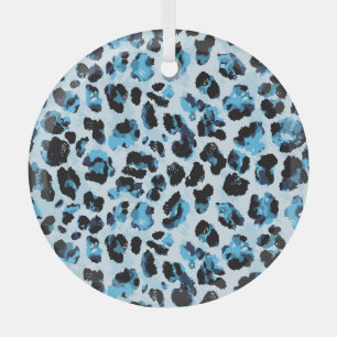 Leopard Cheetah Skin: Vintage Gefärbte Krawatte de Ornament Aus Glas