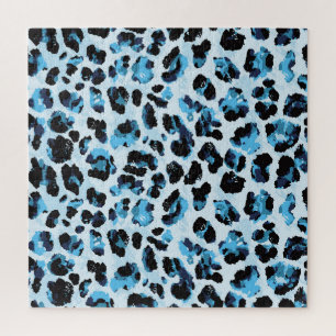 Leopard Cheetah Skin: Vintage Gefärbte Krawatte de Puzzle
