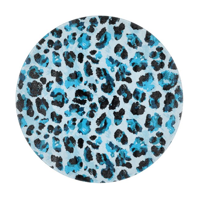 Leopard Cheetah Skin: Vintage Gefärbte Krawatte de Schneidebrett (Vorderseite)