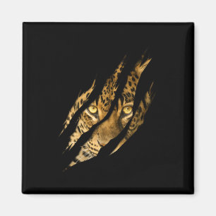 Leopard Cheetah Tiger Leopard Face Lion Cat Appare Magnet