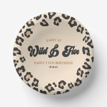 Leopard Cheetah Wild und 5. Geburtstagsparty