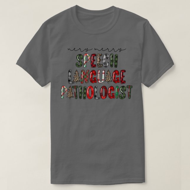 Leopard Chri, Sprachpathologe T-Shirt (Design vorne)