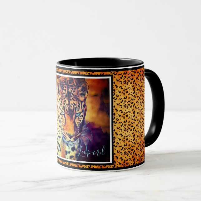 Leopard [Combo Mug] Tasse (VorderseiteRechts)